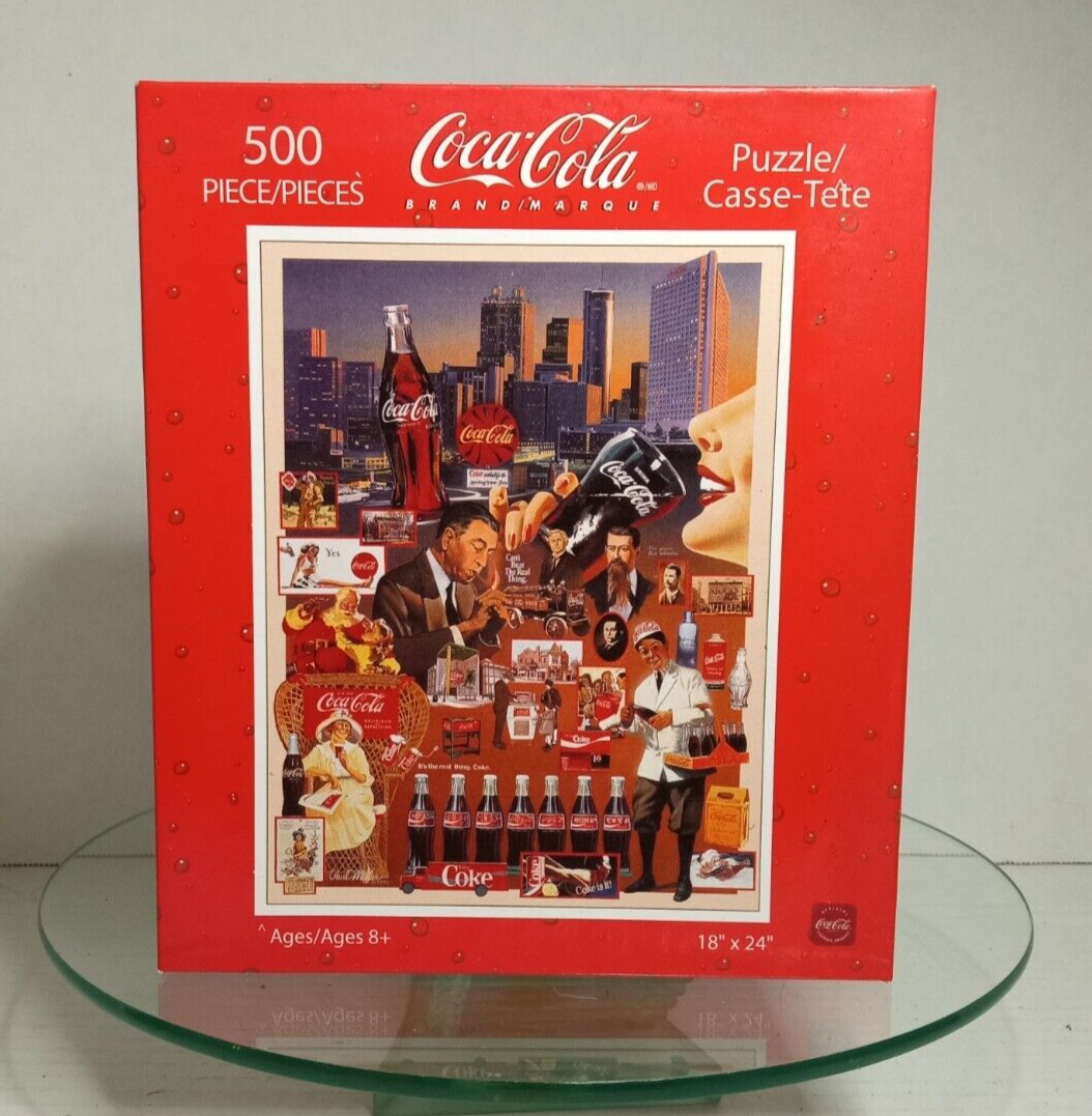 Vintage Coca Cola Jigsaw Puzzle New Unopened 500 Pieces 18\