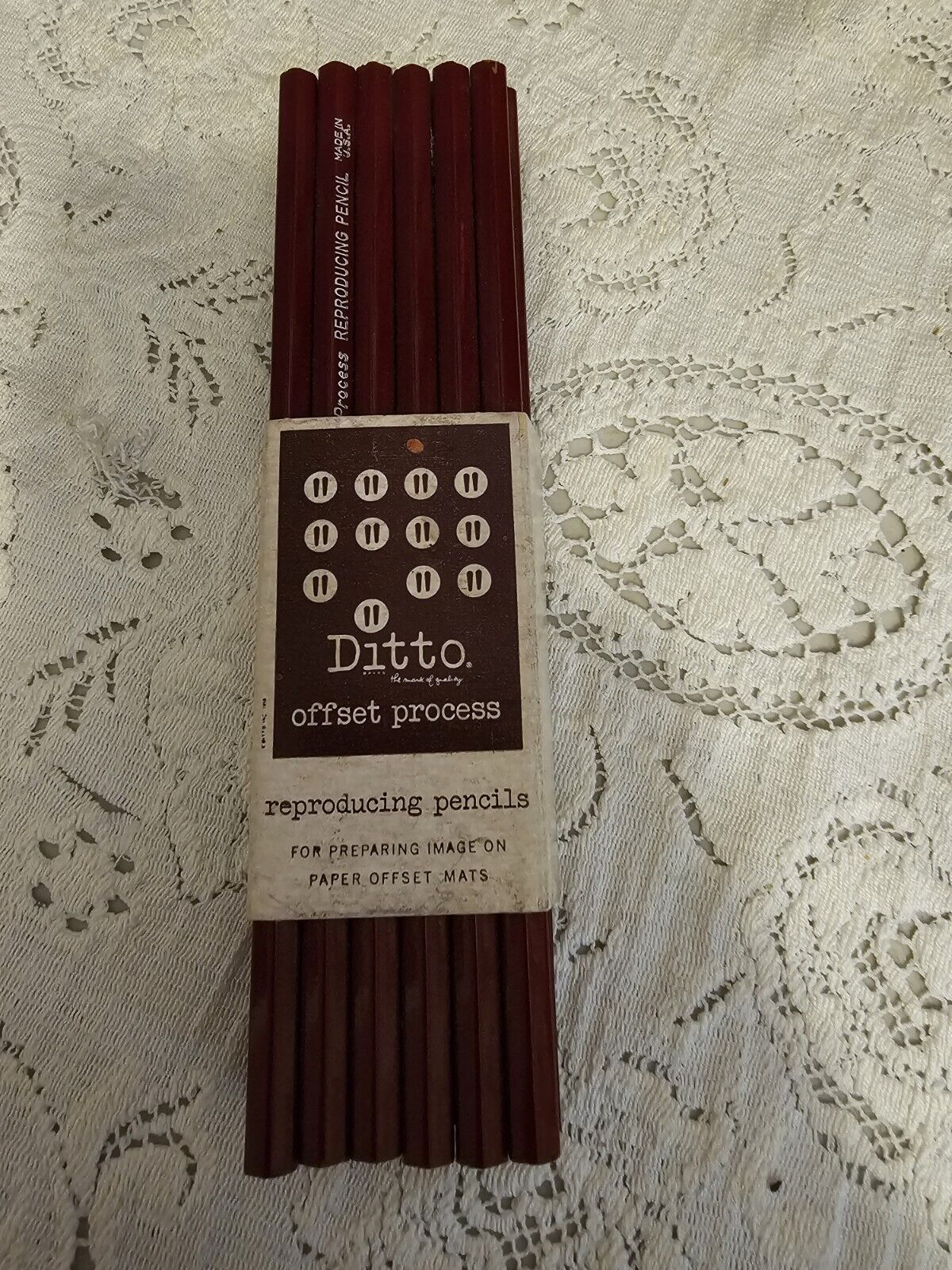 Vintage Ditto Offset Process Reproducing Pencils New Old Stock Pack Of 12