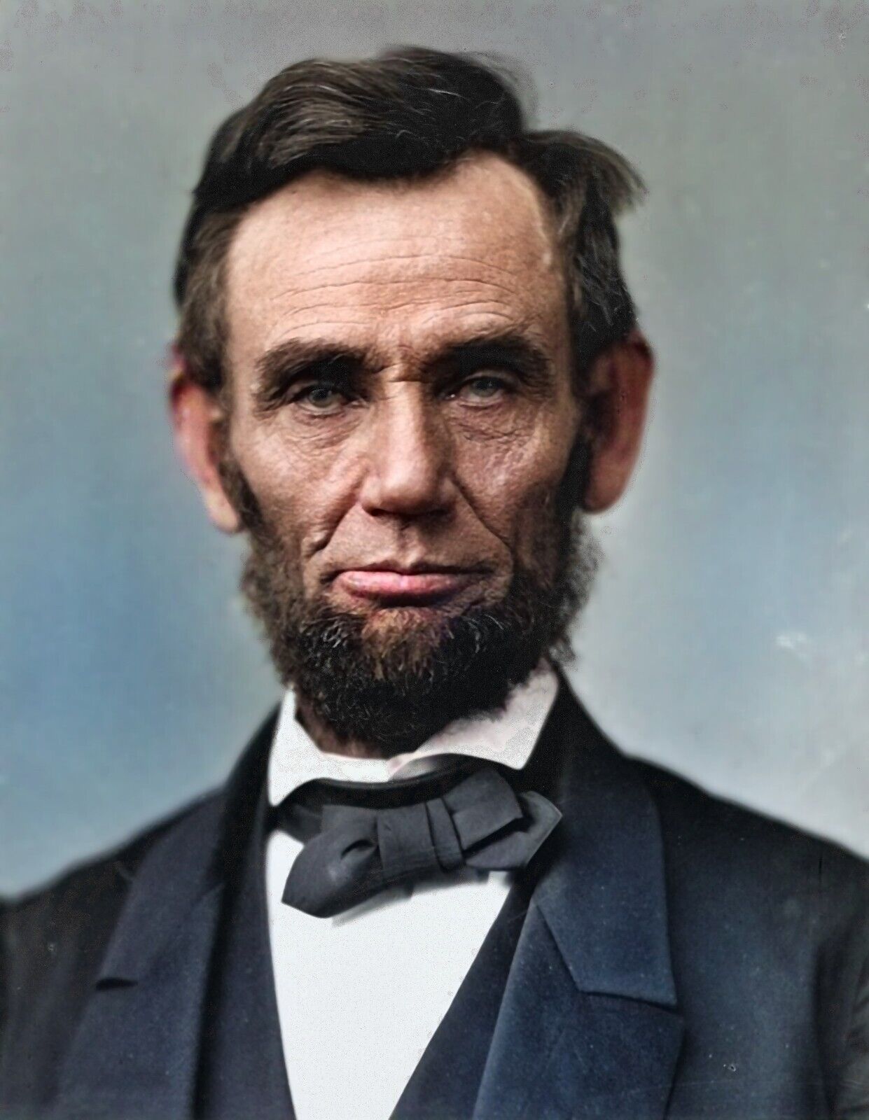 President Abraham Lincoln Colorized Bust Portrait Picture Photo Print 8\