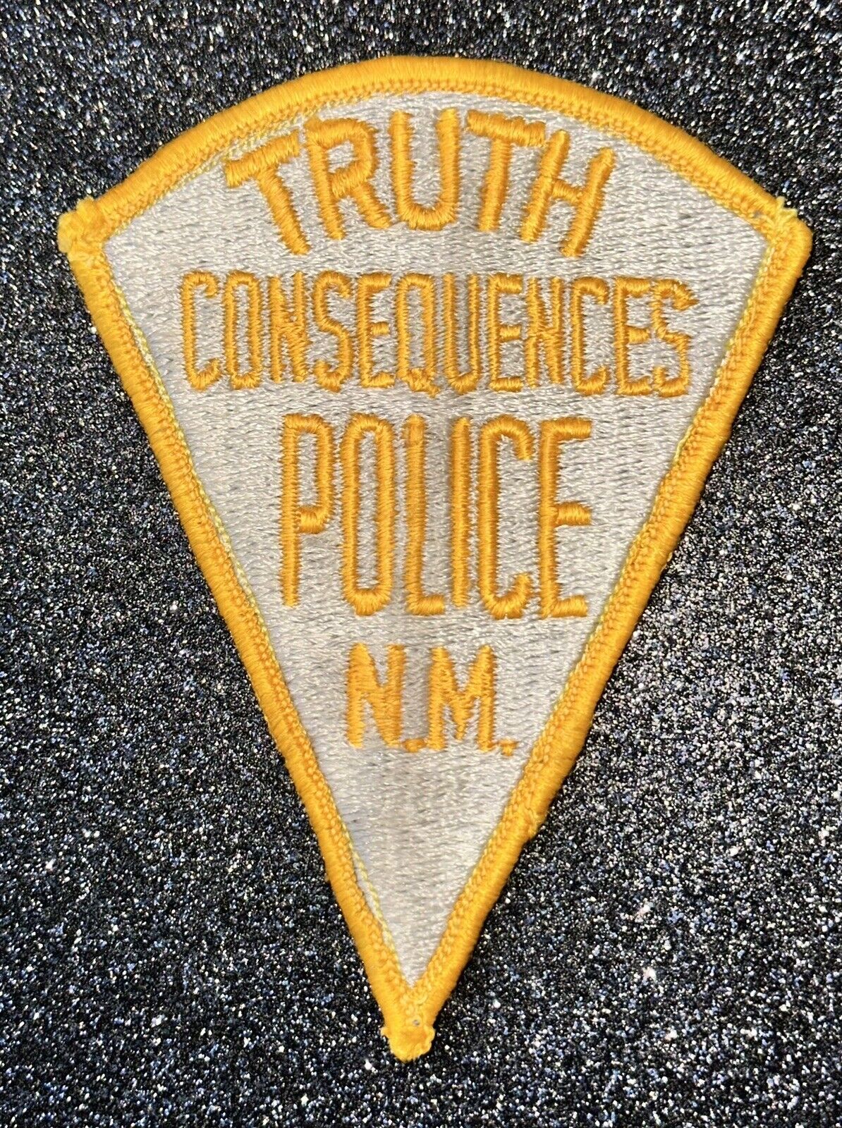 New Mexico Truth Consequences Police Patch NM 1960's Issue  3
