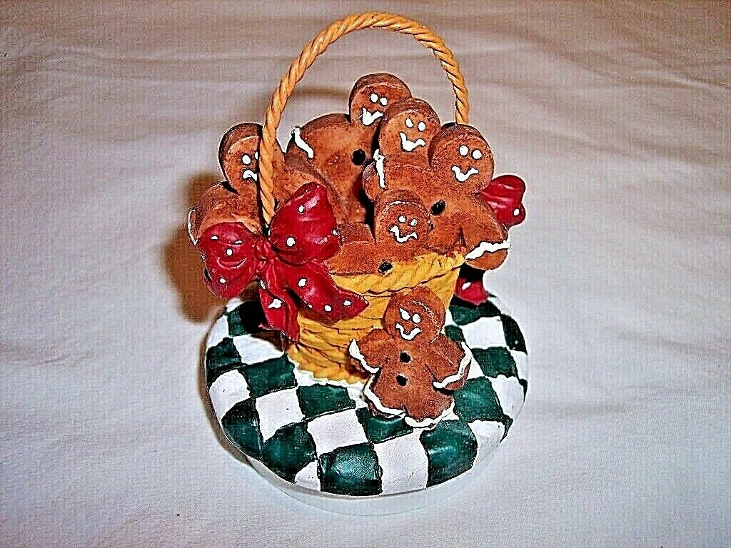 Gingerbread Man Candle Topper Basket   Decorate & Protect Your 3\