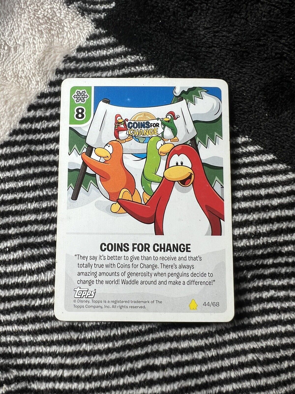 club penguin trading cards COINS FOR CHANGE
