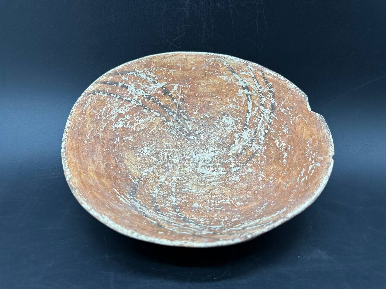 Ancient Terracotta Plate of the Trypillian Culture From 5400 and 2750 BC.