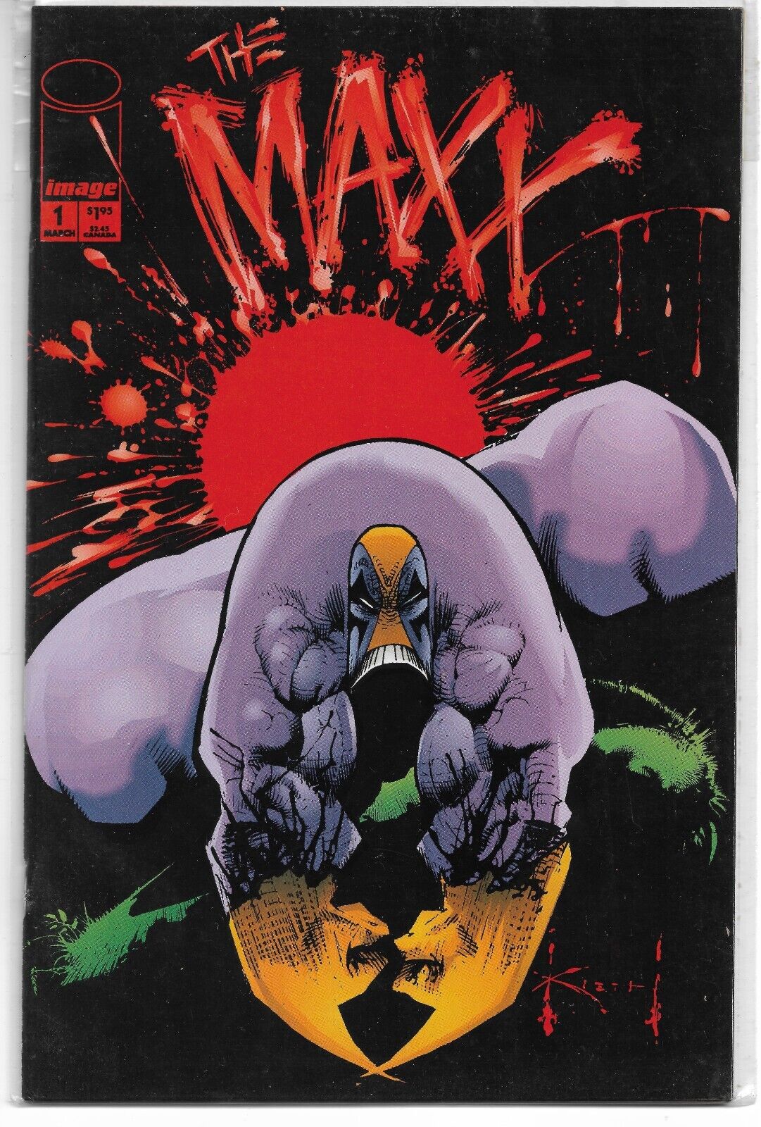 THE MAXX #1 - 1993 Image Comics Sam Keith Direct Edition Rare