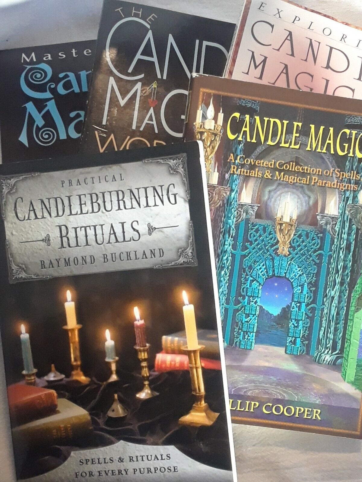 Candle Magick Book Lot - Buckland, Telesco, Pajeon, and Cooper