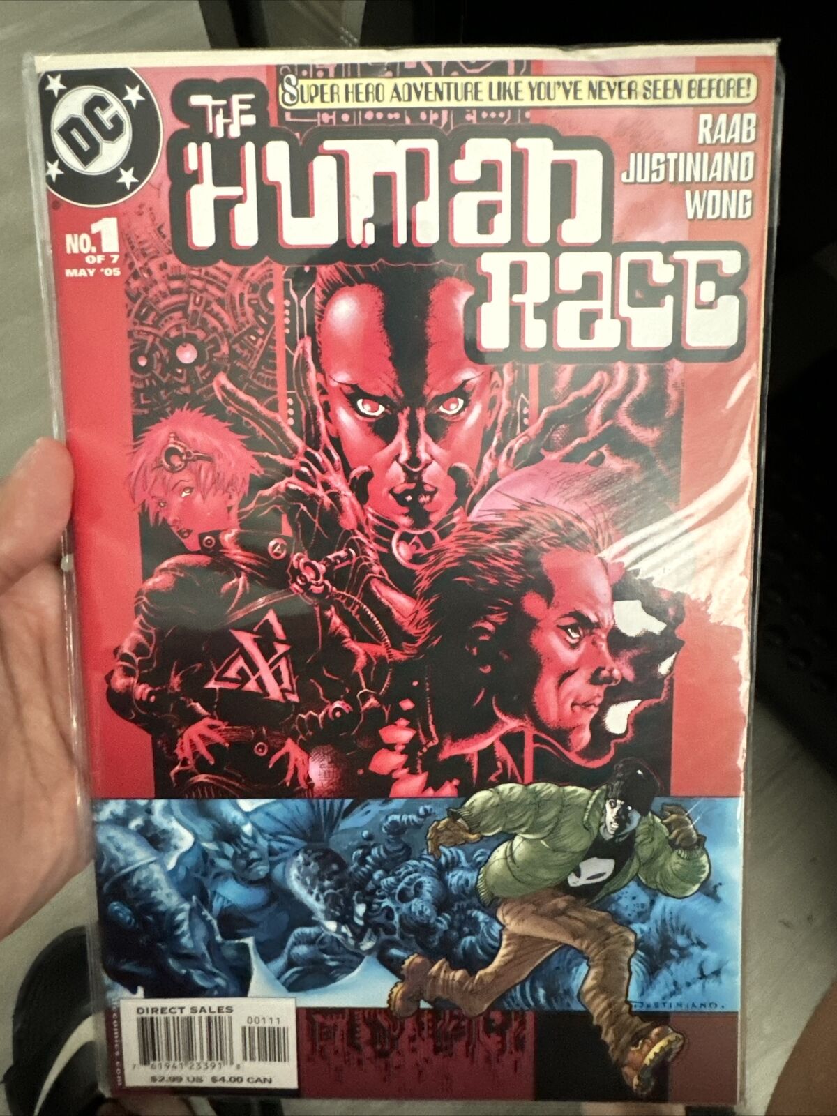 The Human Race #1 (May 2005, DC) Benjamin Raab, Justiniano