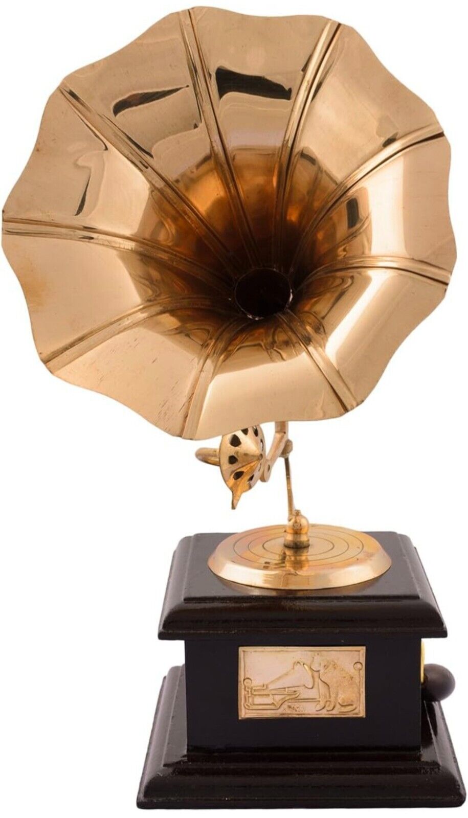 Brass Antique Music Decorative Canon Showpiece Gramophone showpiece