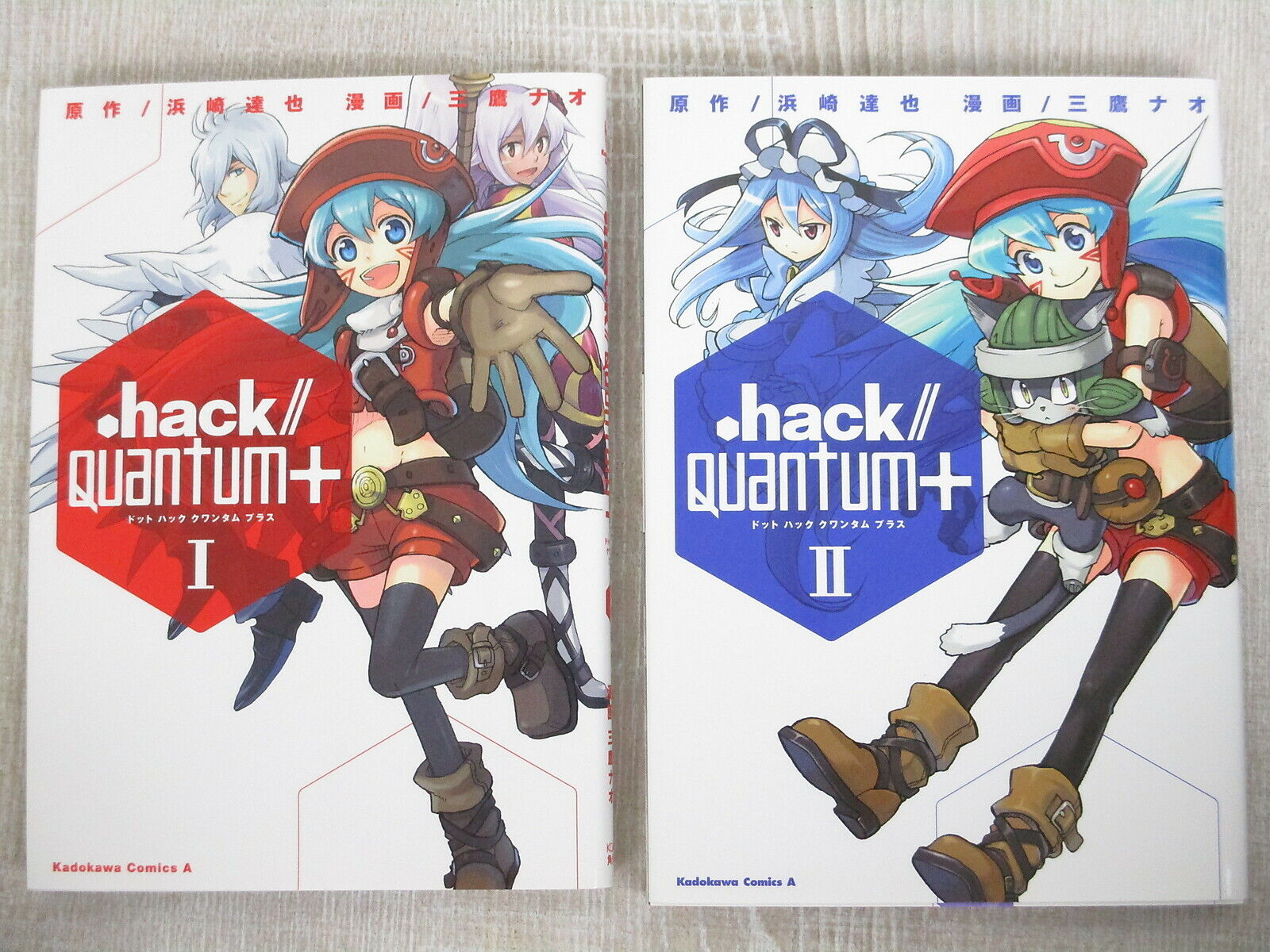 .HACK QUANTUM PLUS + Manga Comic Complete Set 1&2 TATSUYA HAMAZAKI Book 2011 KD