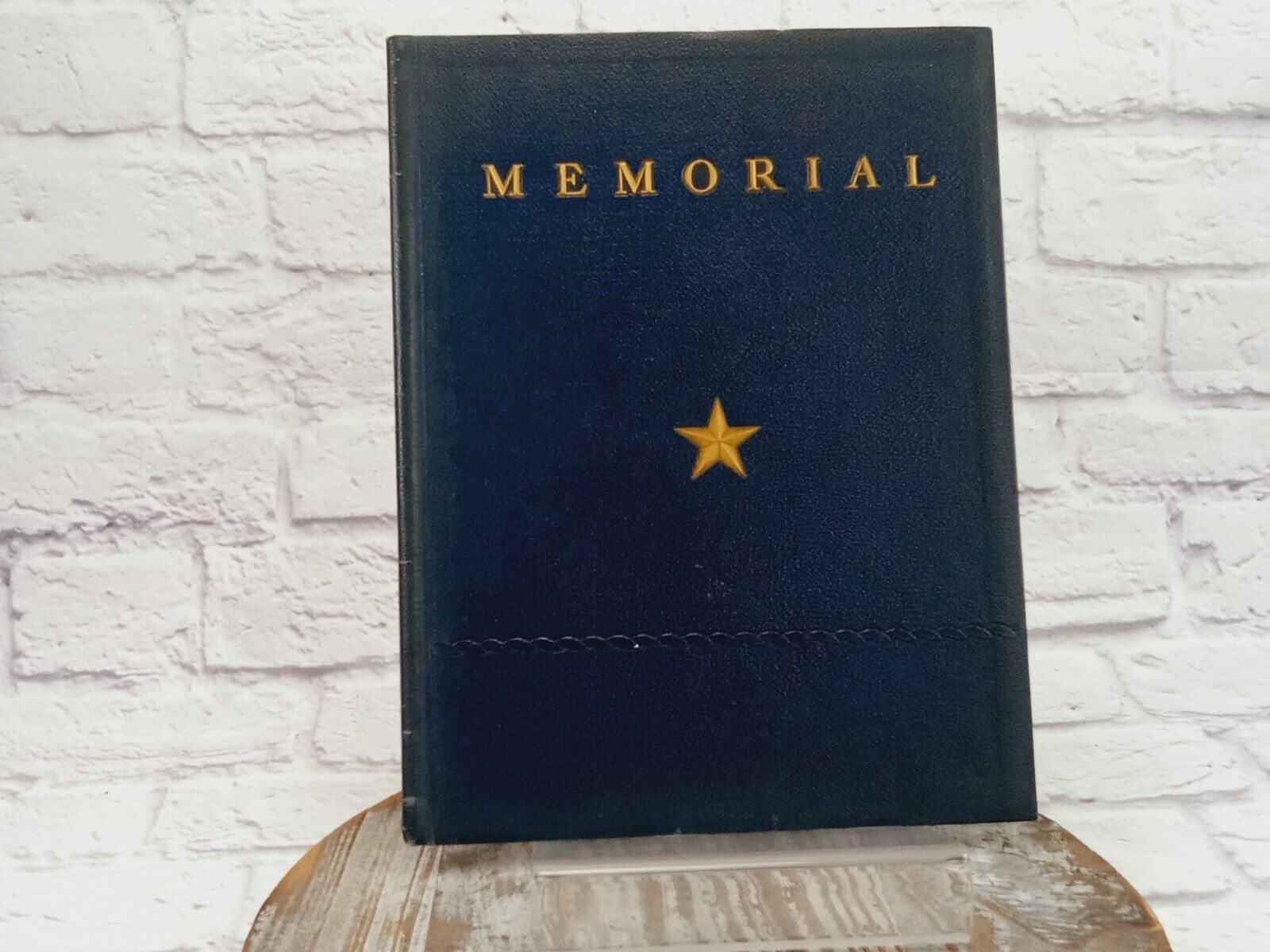 1948 IBM Endicott NY War Memorial Monument Book to Gold Star Families WWII