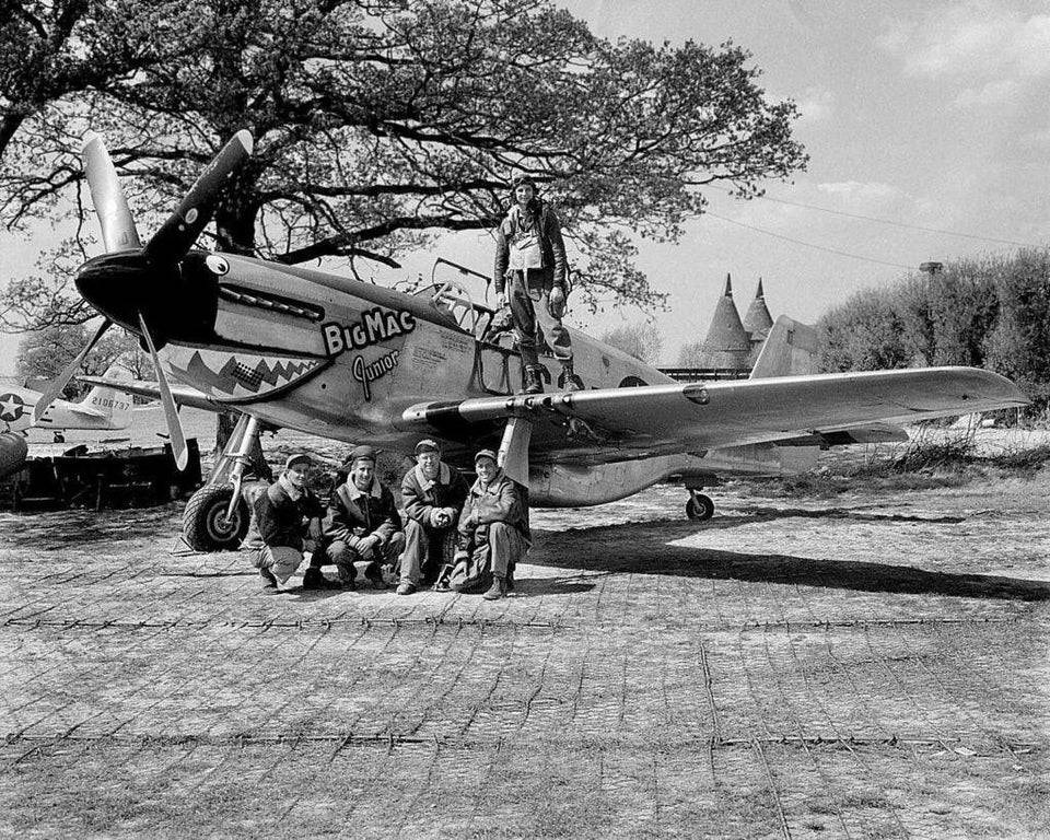 WW2 WWII Photo P-51 Mustang Big Mac Jr USAAC World War Two US Army / 5434