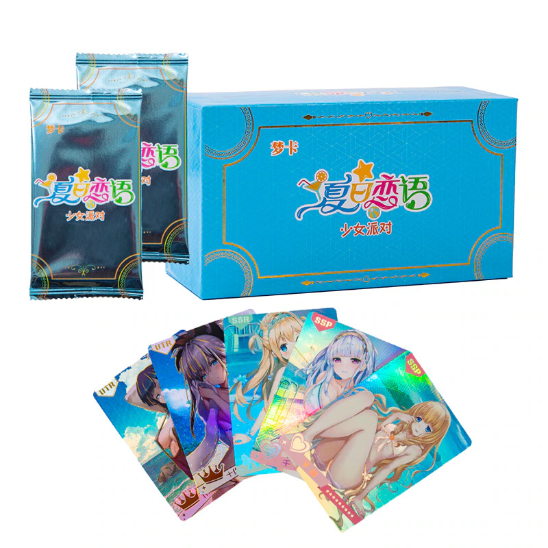 Goddess Summer Love Girl Party Anime Swimsuit Waifu HOLO Premium Booster Box TCG