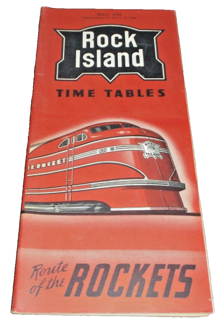 MAY 1939 CRI&P ROCK ISLAND SYSTEM PUBLIC TIMETABLE