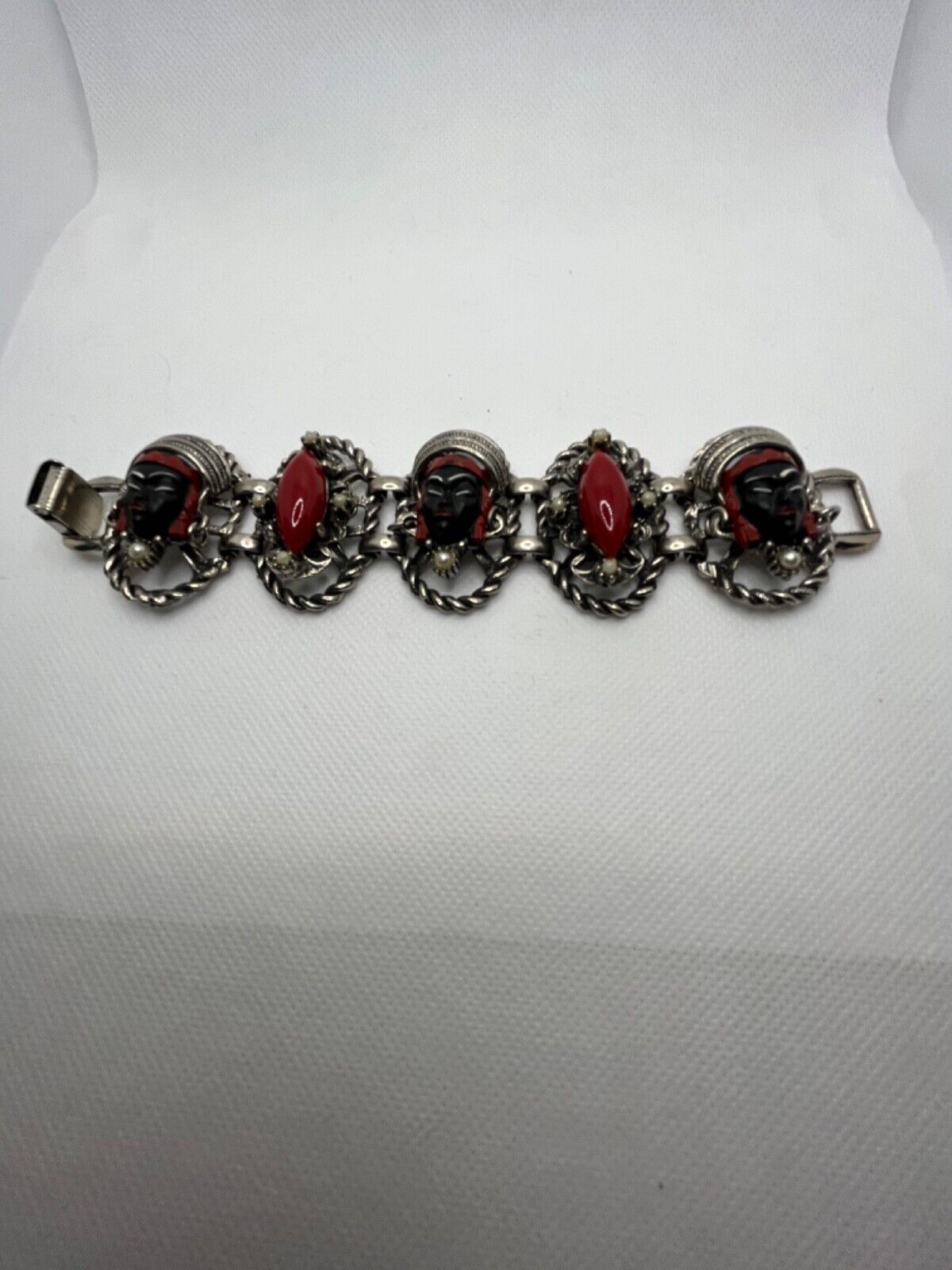Vintage Selro Selina Blackamoor Bracelet & Necklace Set