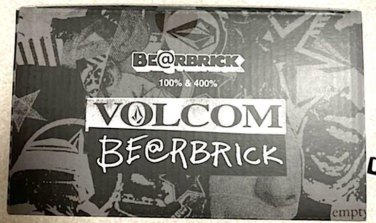 VOLCOM BE@RBRICK 100% & 400% Bearbrick Medicom Toy 