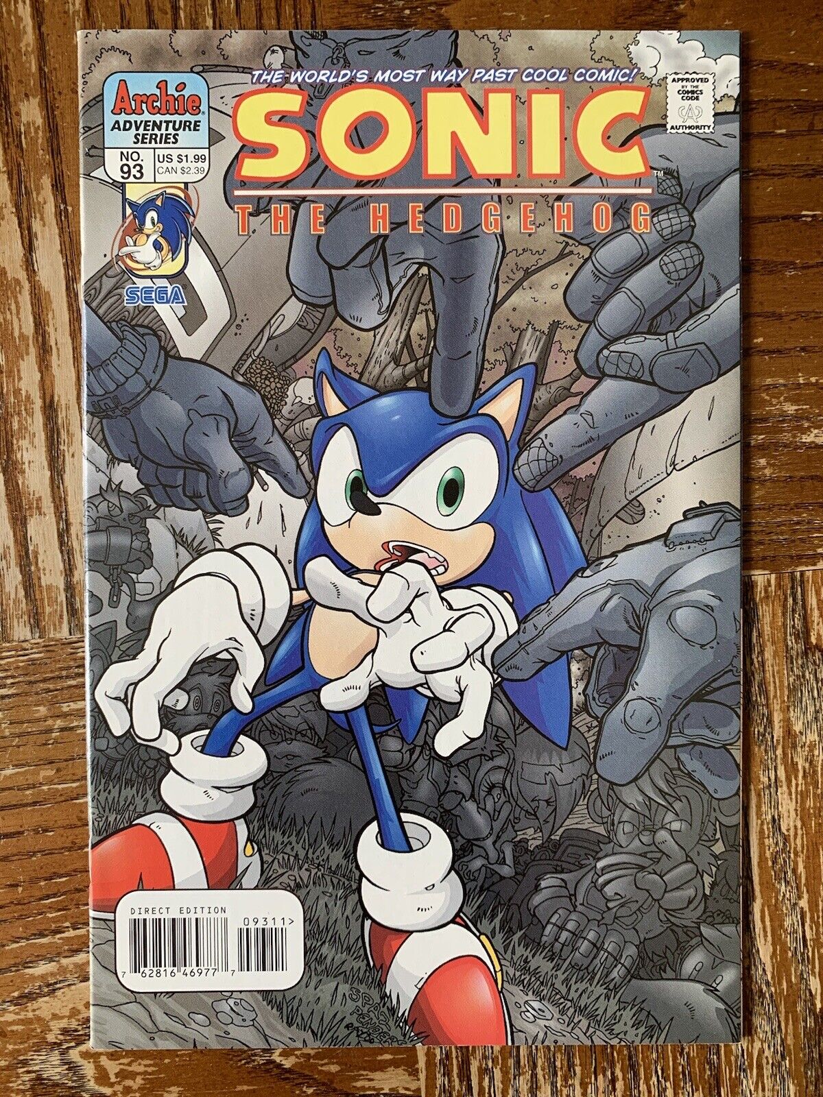 Sonic the Hedgehog Comic # 93 2001 ~RARE~ High Grade