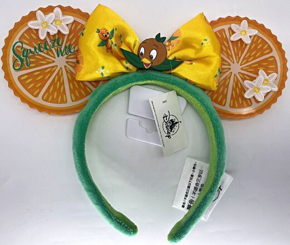 Disney Orange Bird Epcot Flower Garden Festival Minnie Mouse Ears Headband 2022