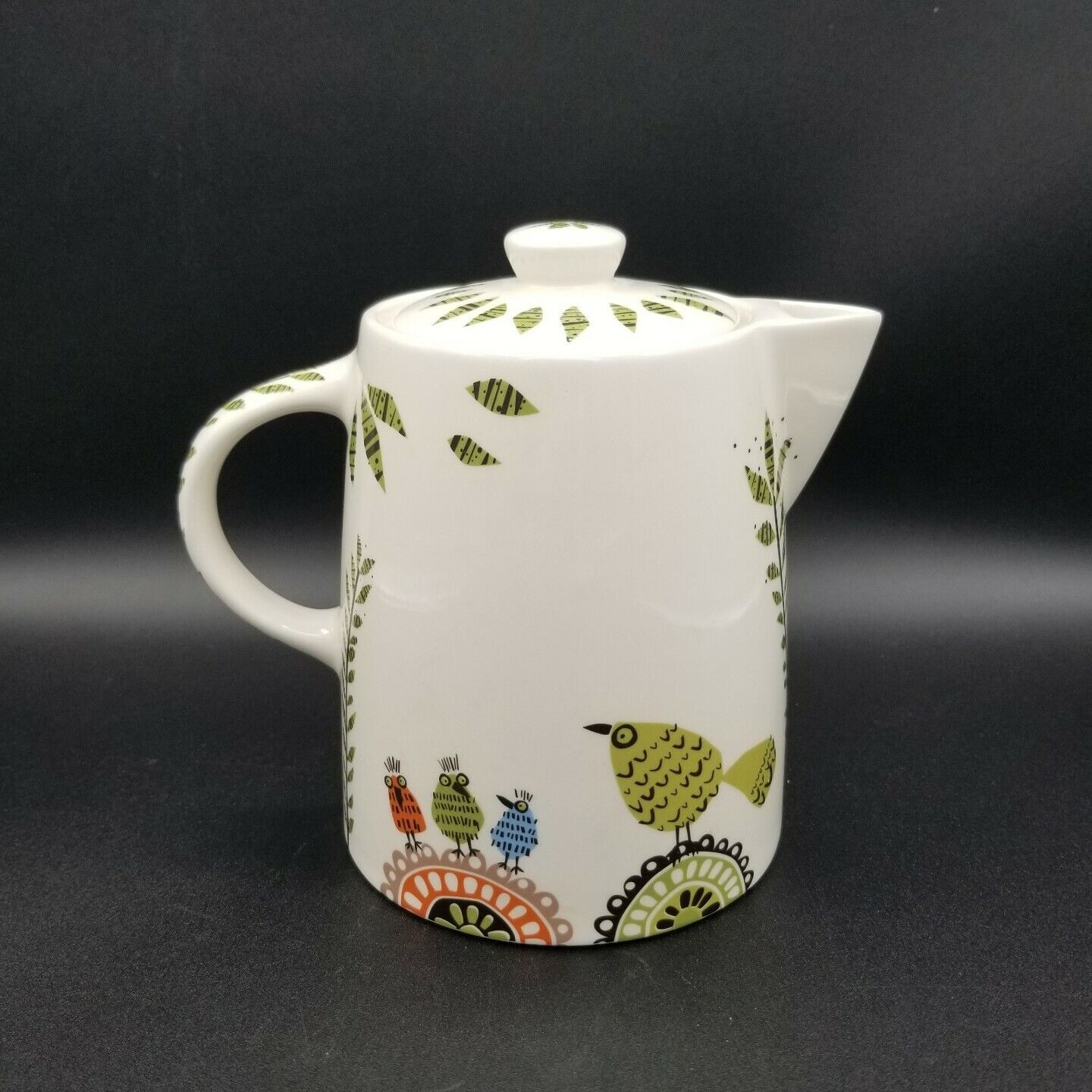 Hannah Turner Handmade Ceramic Birdlife Teapot Designed in UK
