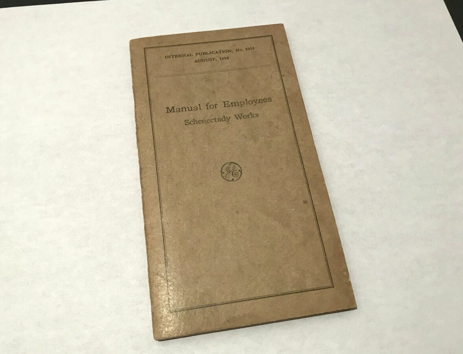 1919 General Electric - Schenectady Works Employee Handbook - Schenectady, NY