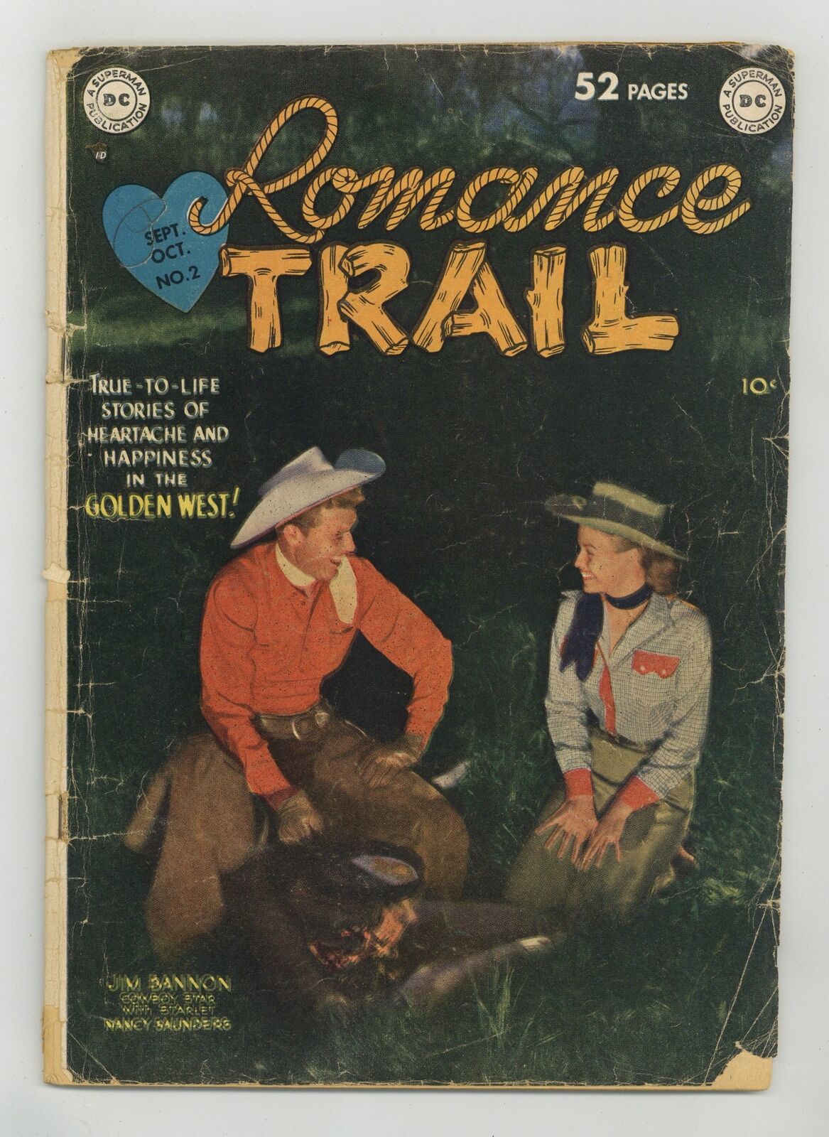 Romance Trail #2 GD 2.0 1949