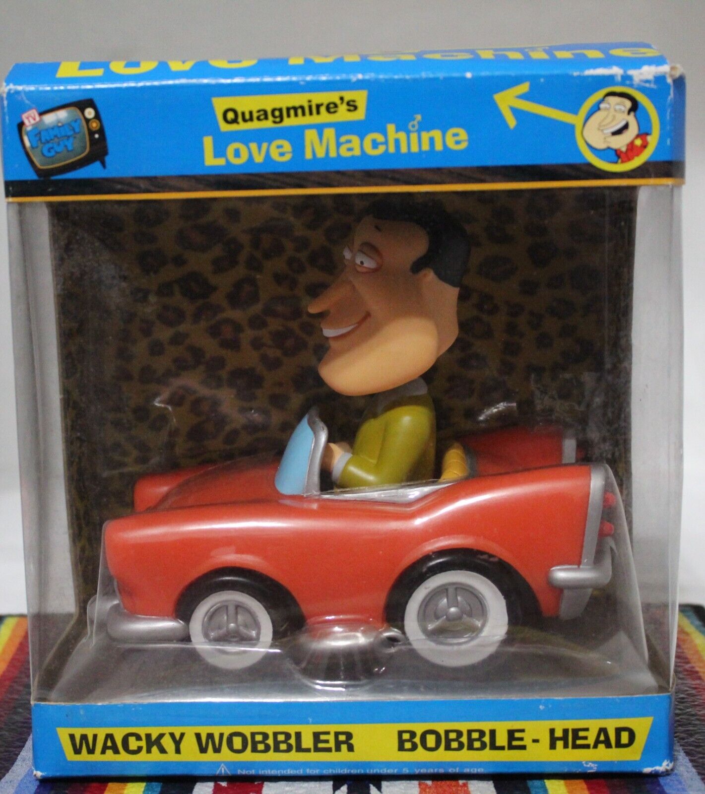 2005 Funko Family Guy Quagmire\'s LOVE MACHINE Wacky Wobbler Bobble-Head 92121