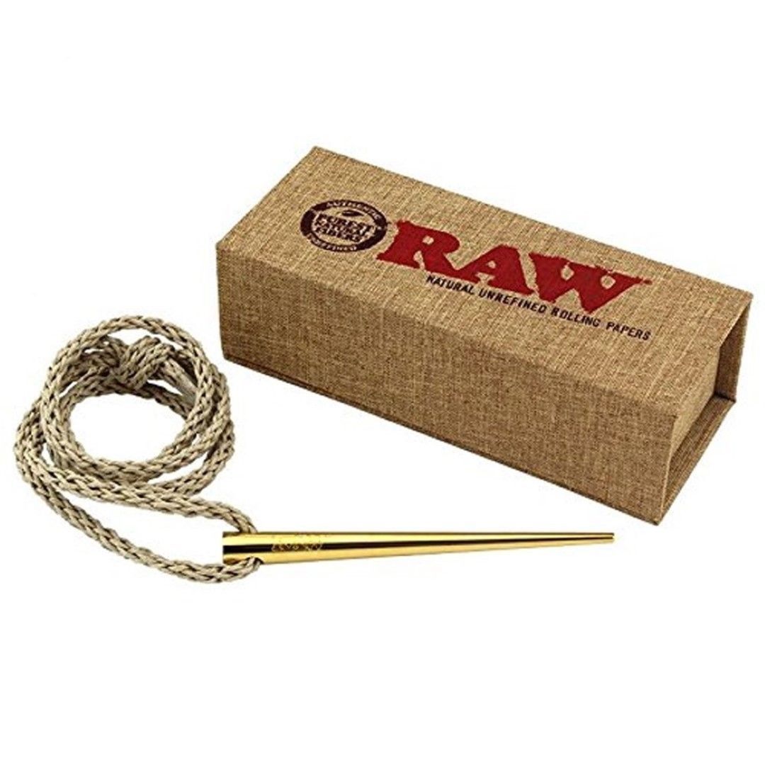 RAW Rolling Papers Gold Cone Poker RAWTHENTIC