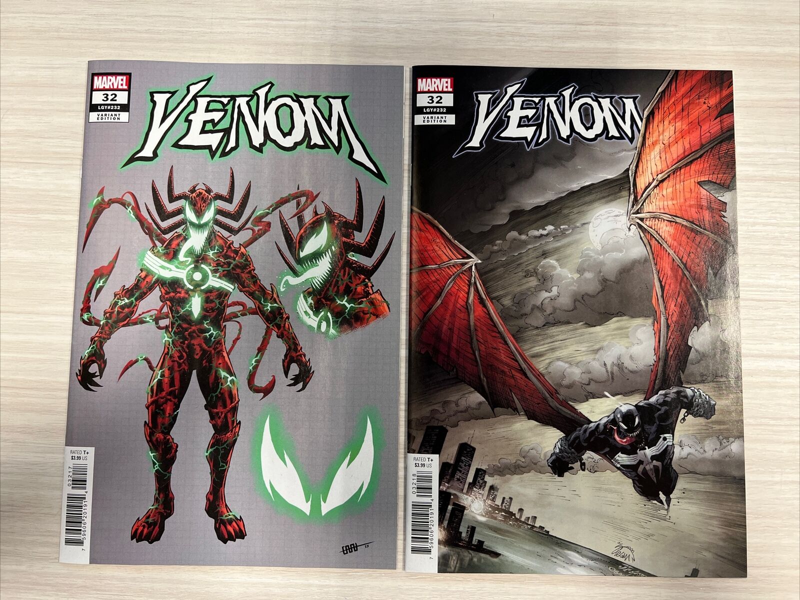 Venom #32 1:10 Design & 1:25 Stegman Variant Set Marvel Comics 2024