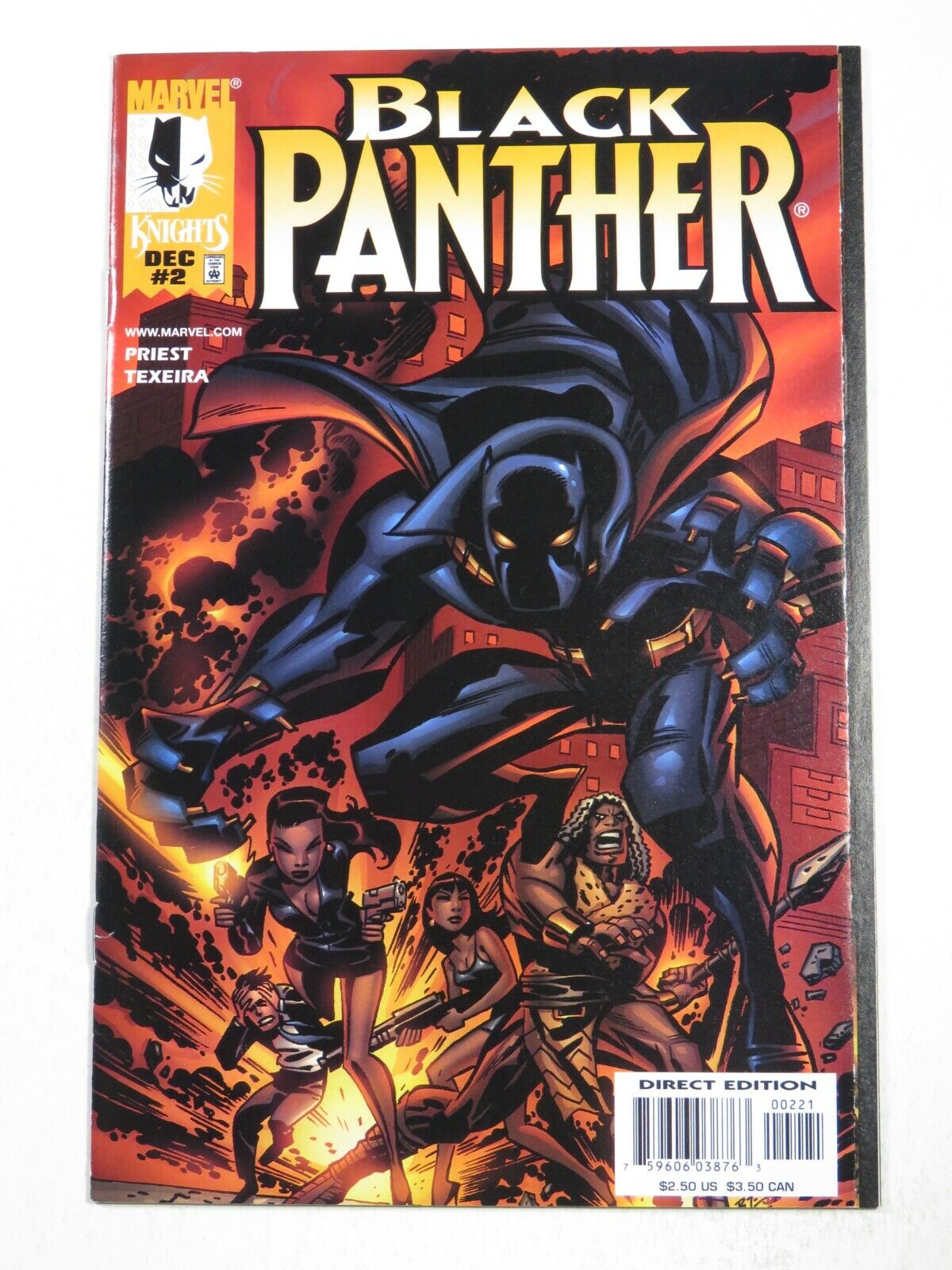 Black Panther #2 Marvel Knights 1998 Very Nice Comic
