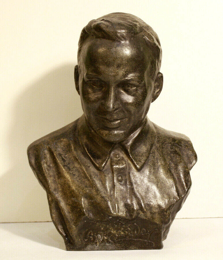 Gaidar Arkadіy Writer Bust Statute sculpture Figure USSR Soviet Vintage 1956 