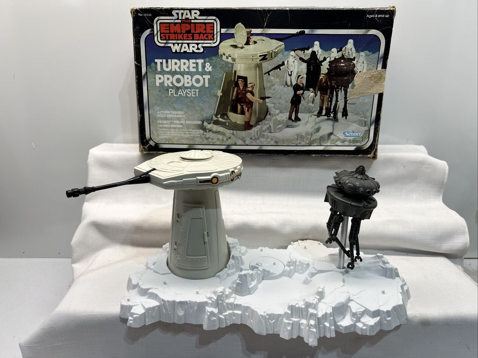 Vtg Kenner STAR WARS ESB HOTH Turret and Probot Playset 1980 COMPLETE With BOX