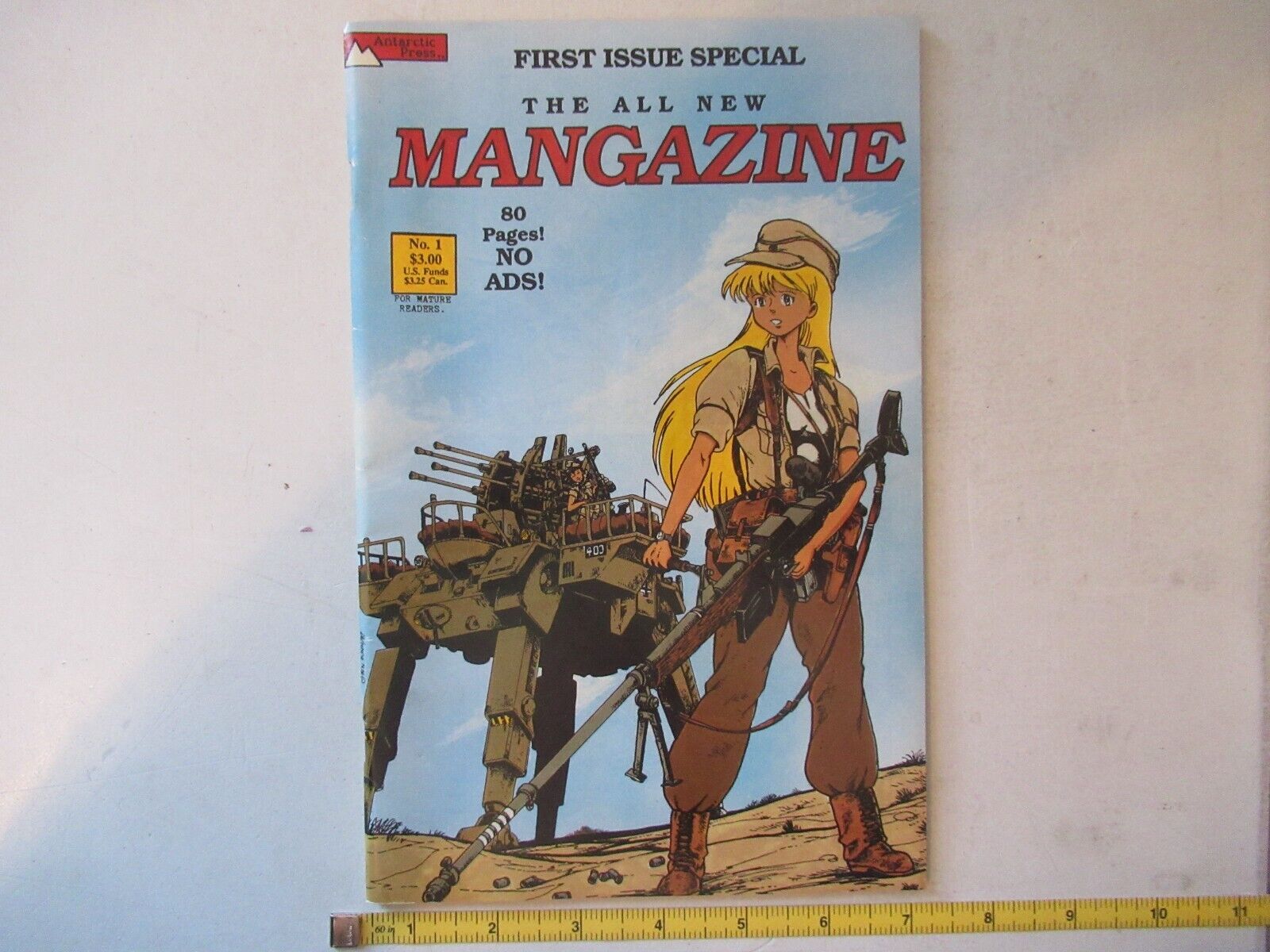 Mangazine #1 Antarctic Press 1989 Fine