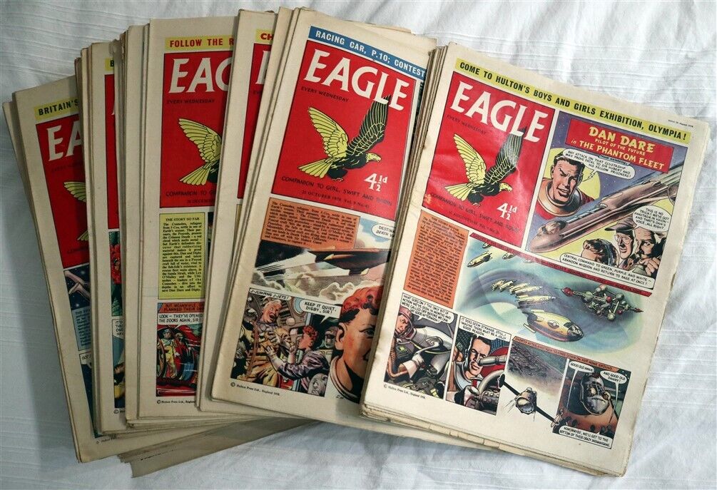 99 x EAGLE Dan Dare Comics 1958-1961 All VGC UK Scarce