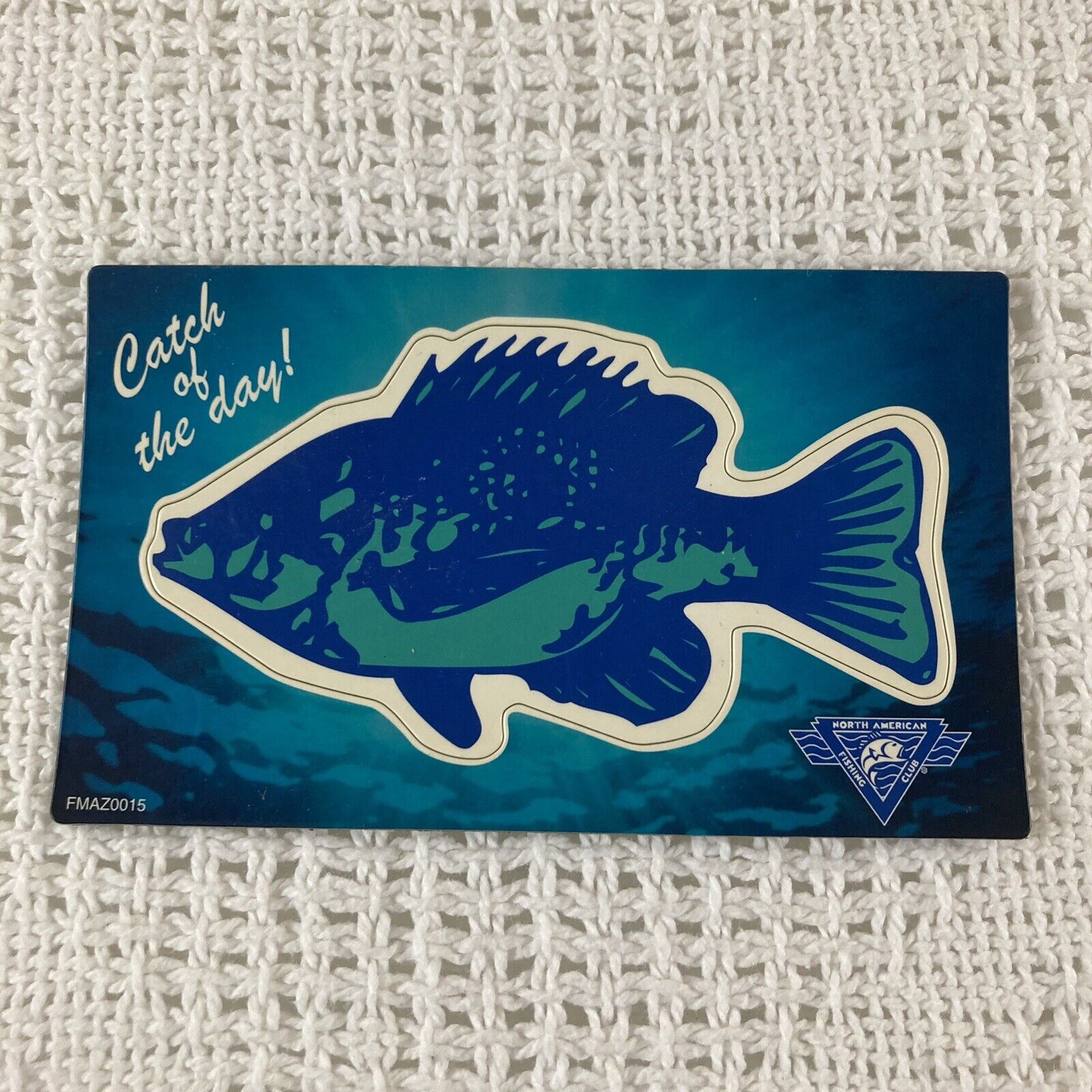 North American Fishing Club Catch of the Day Bass Refrigerator Magnet