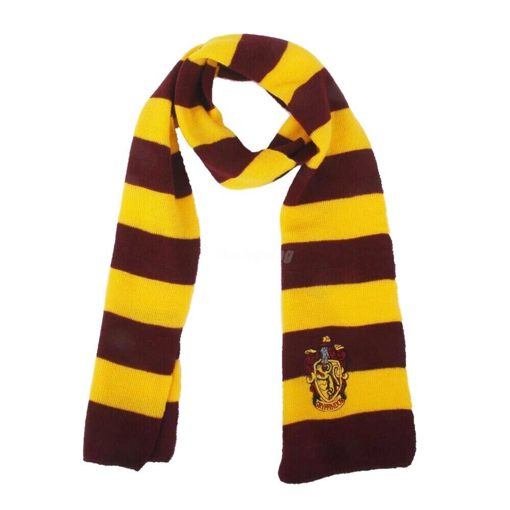 For Harry Potter Fans Vouge Gryffindor House Cosplay Knit Costume Scarf Wrap