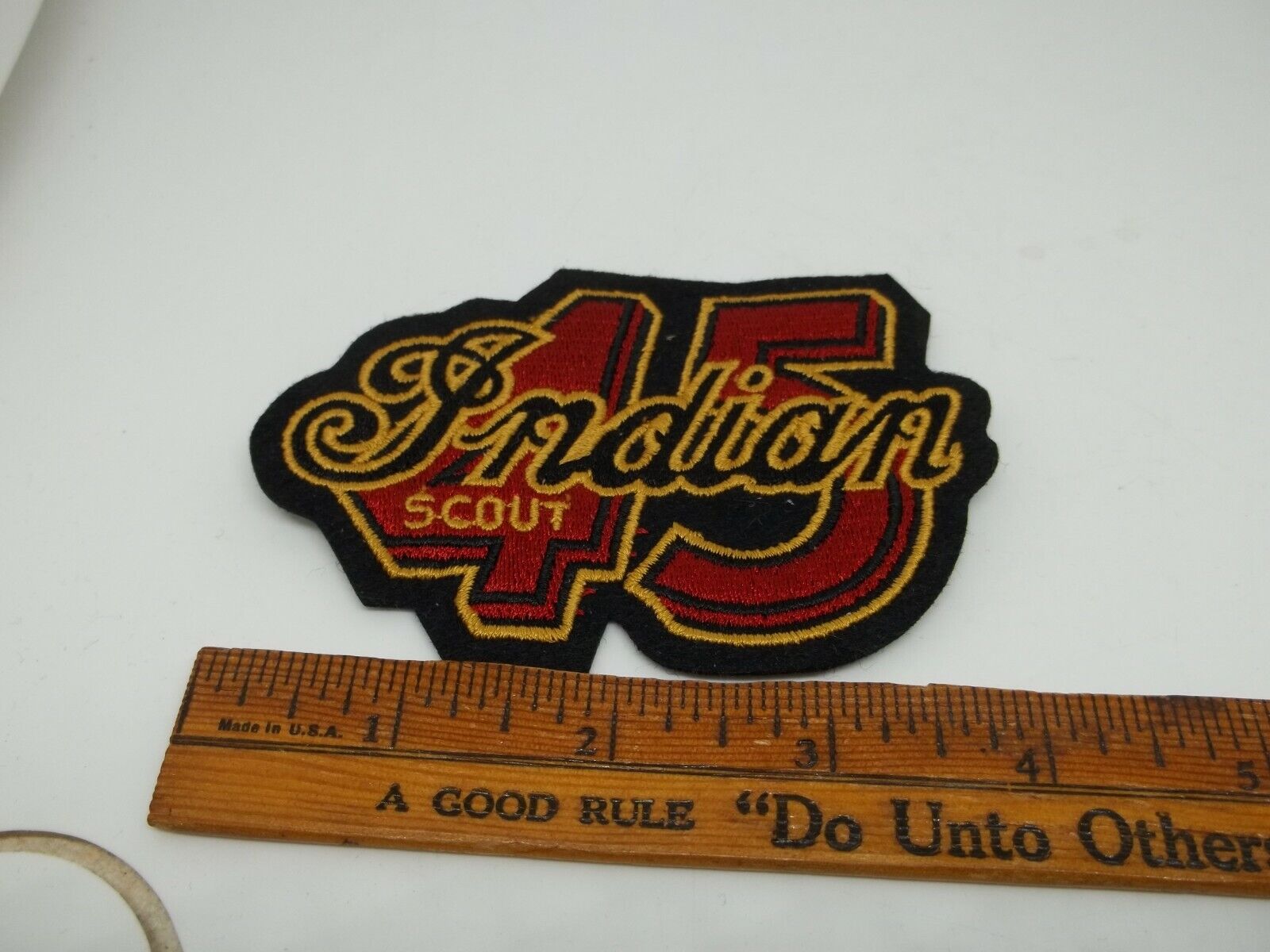 INDIAN MOTORCYCLE PATCH SCOUT 45, 4\