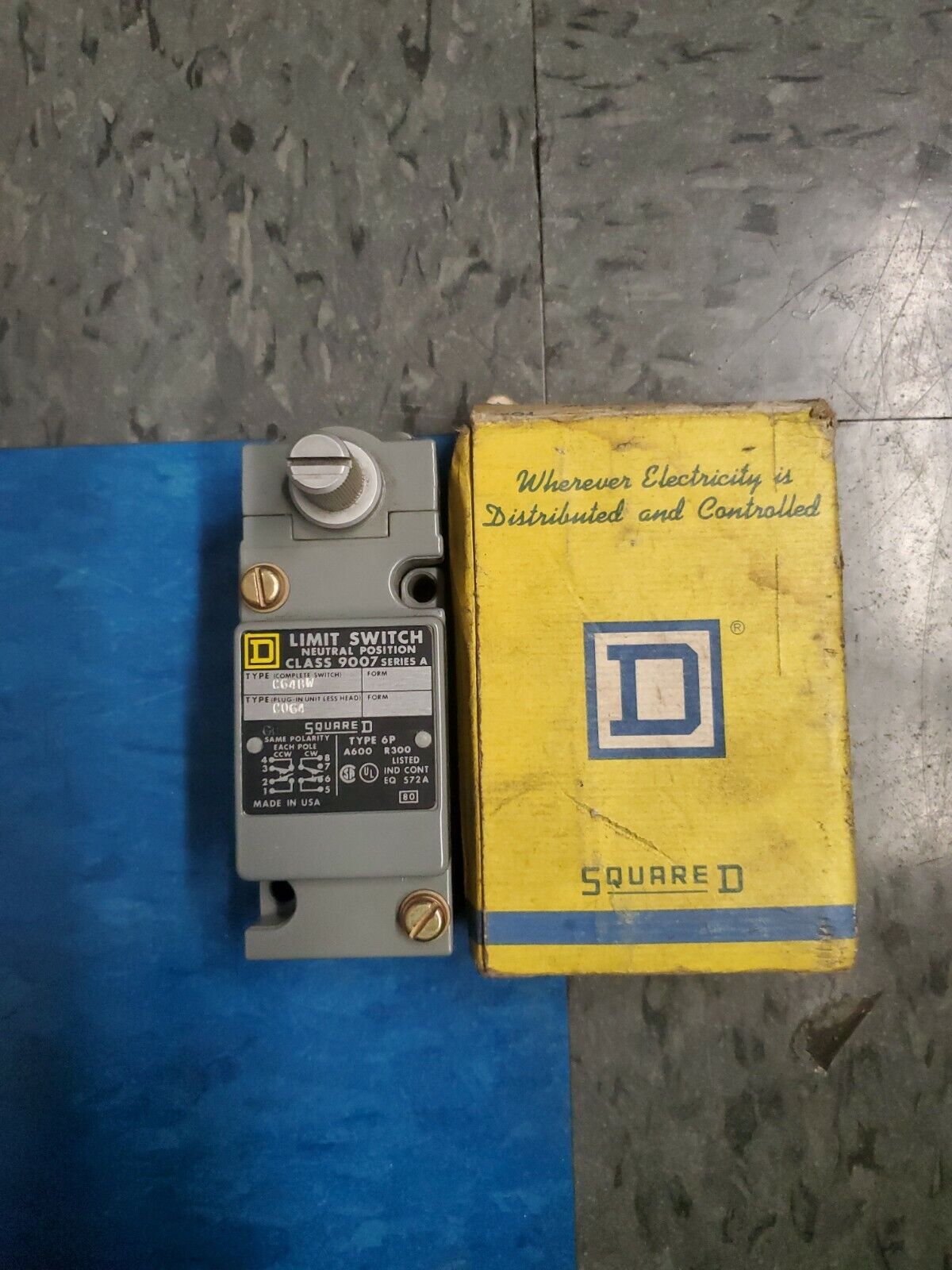 Square D 9007C54B2 Heavy Duty Limit Switch Unit