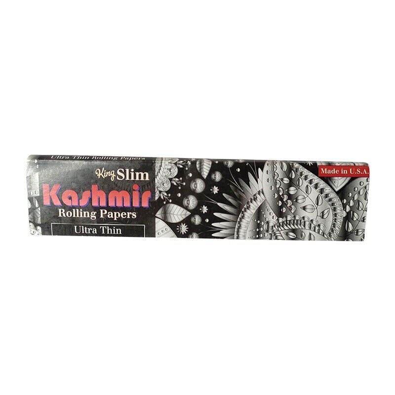 Kashmir Ultra Thin King Slim Rolling Papers Smooth & flavorful smoking 25 Pack