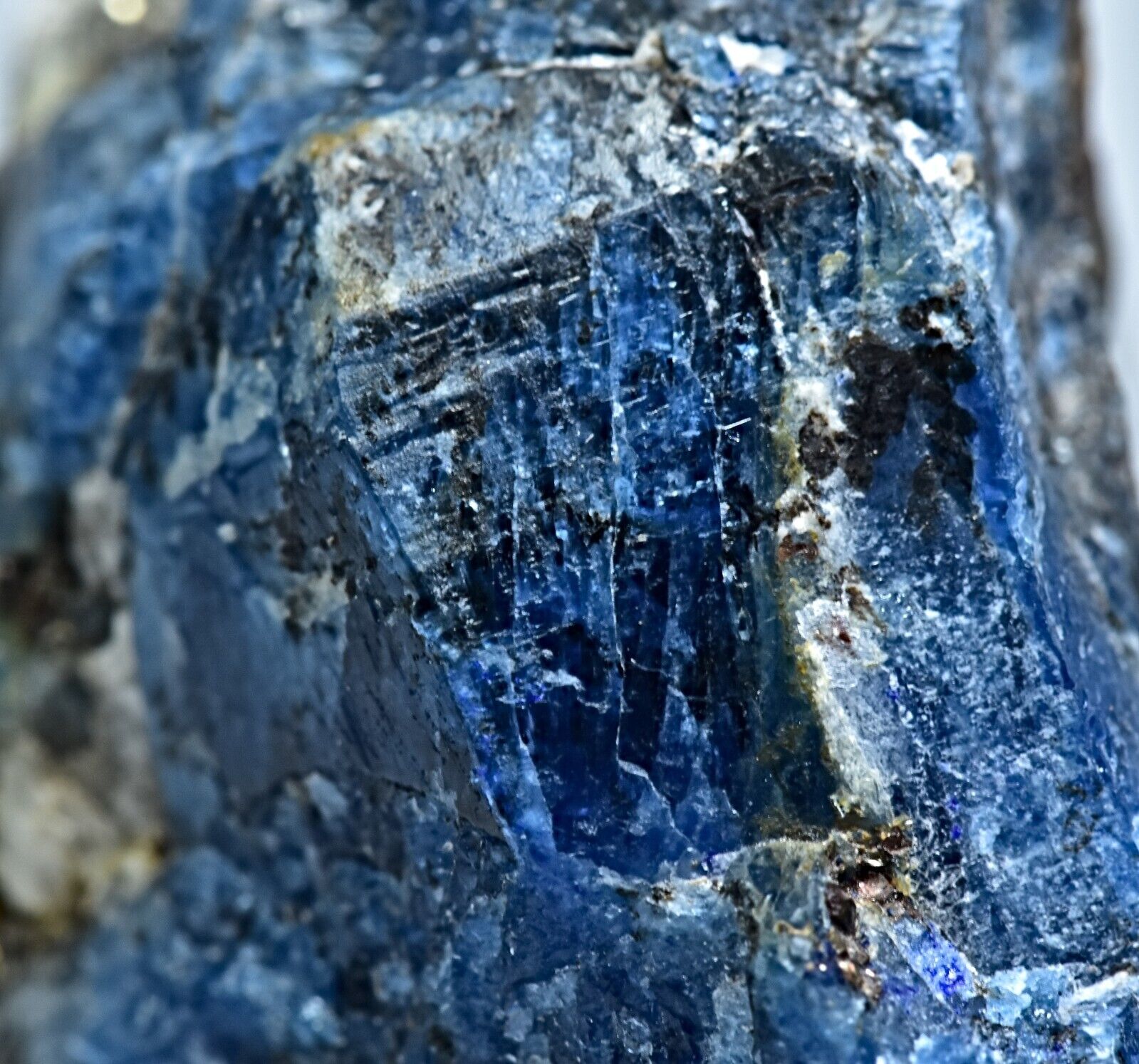 148 Gram Rare Deep Blue Color Fluorescent Afghanite Crystal Specimen