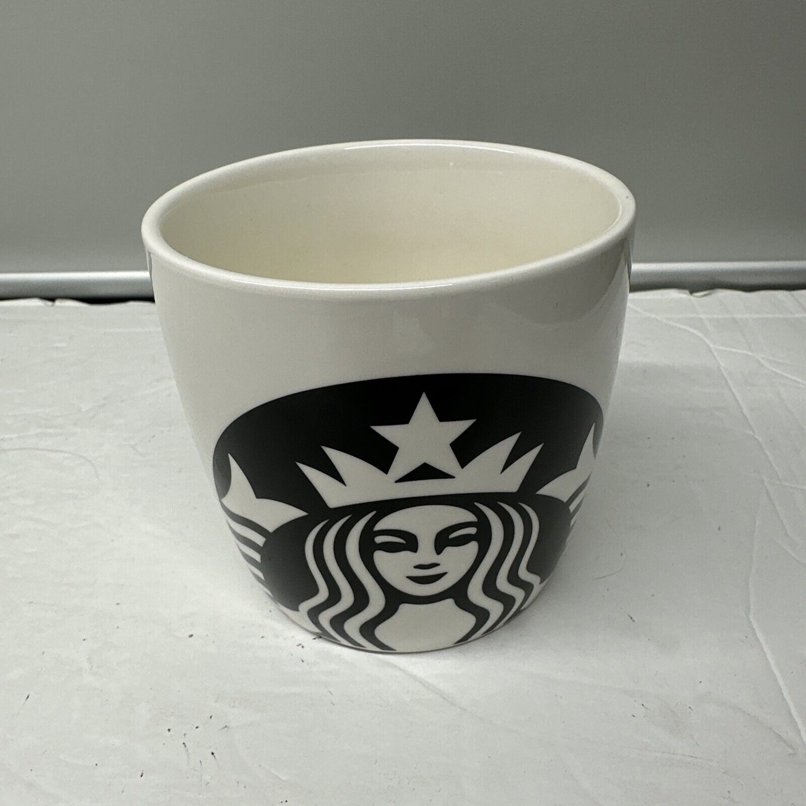 Starbucks Coffee Tea Cup Mug 2017 14 Oz  White and Black Mermaid Logo Siren