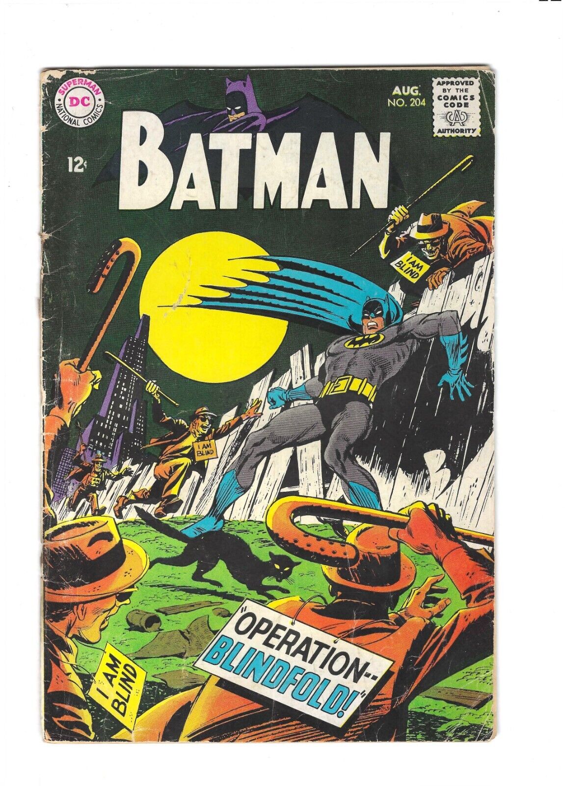 Batman #204: Dry Cleaned: Pressed: Bagged: Boarded GD-VG 3.0