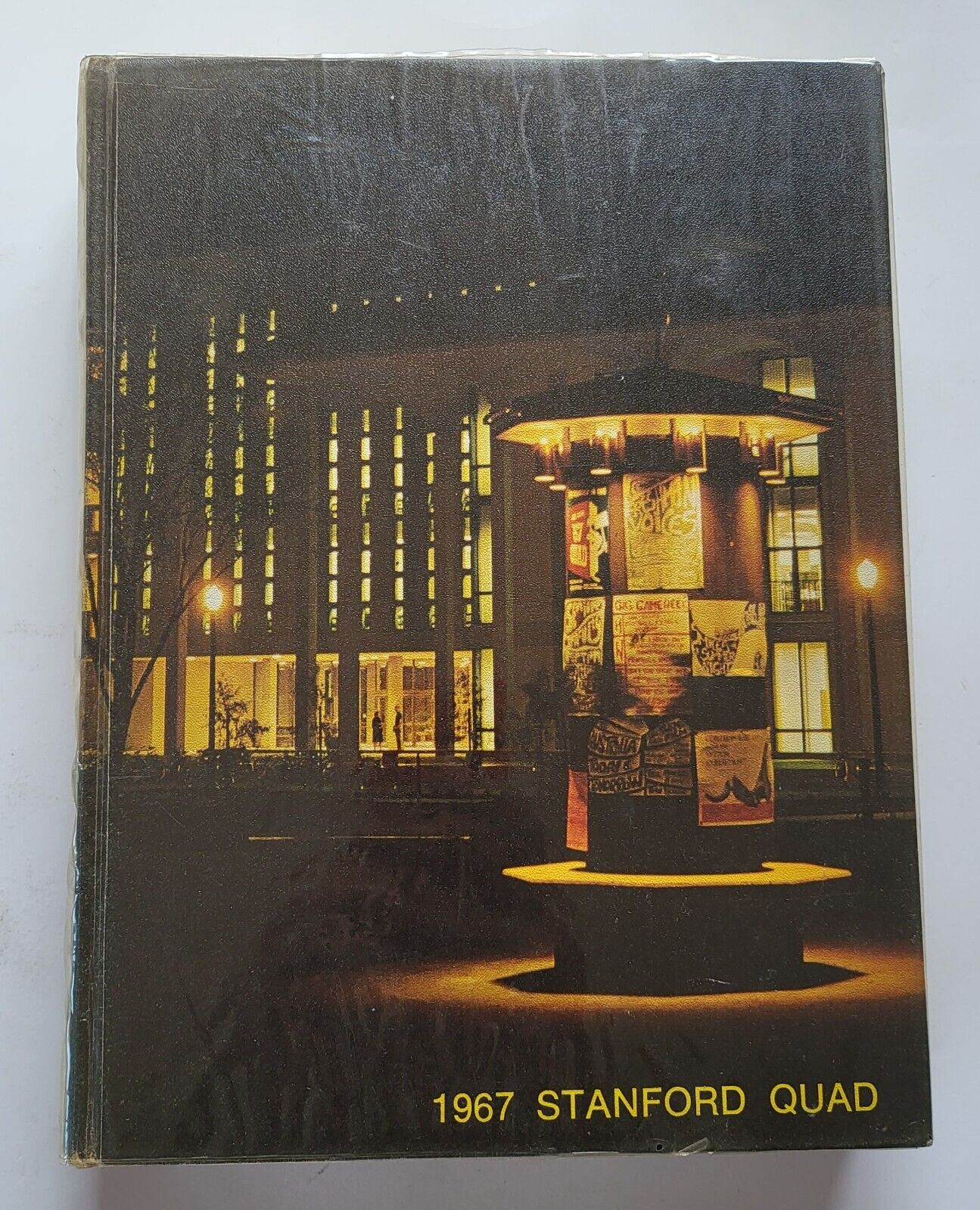 Vintage 1967 Stanford Quad University Yearbook No Writing w Book Cover Vol 74