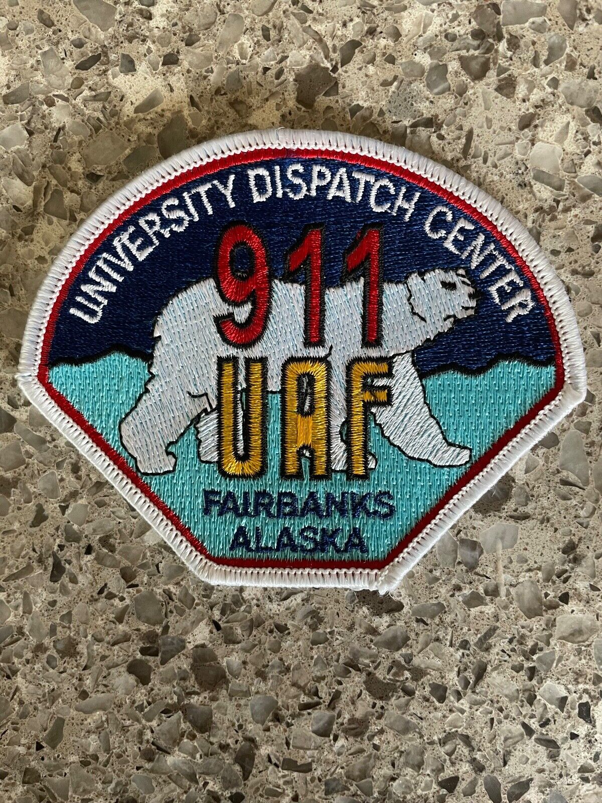 NEW Collectible University of Alaska Fairbanks Dispatch 911 Shoulder Patch