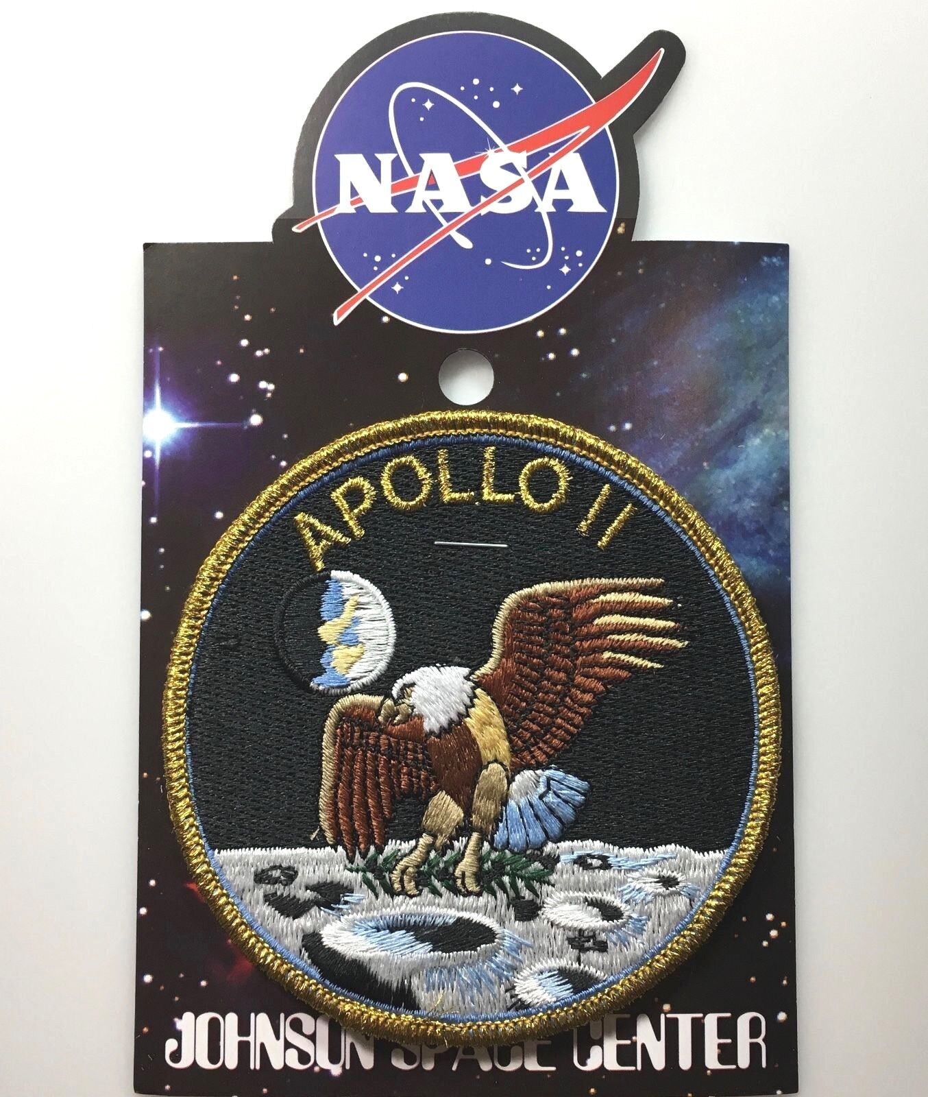 NASA APOLLO 11 MISSION PATCH Official Authentic SPACE 4in