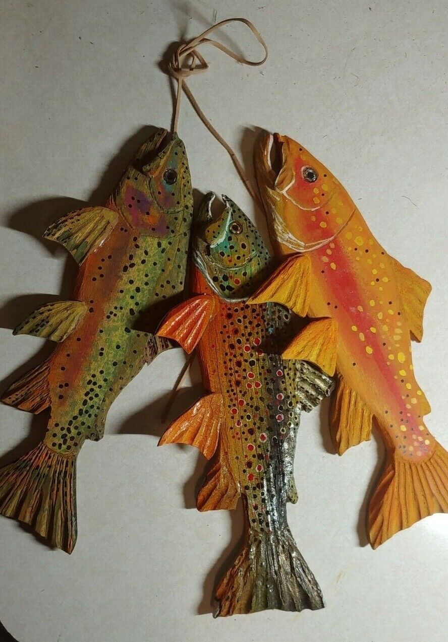 Trout Carving Stringers, Varies Sizes 12 to 15 Inches, Can order Mix Selections