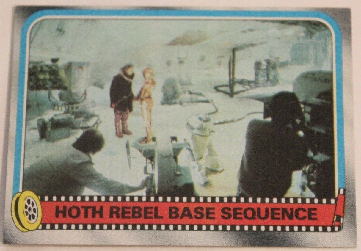 Vintage Star Wars Empire Strikes Back Trade Card #259 Hoth Rebel Base Sequence