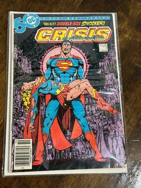 Superman Crisis on Infinite Earths #7 (DC Comics, October 1985) Super Girl Death