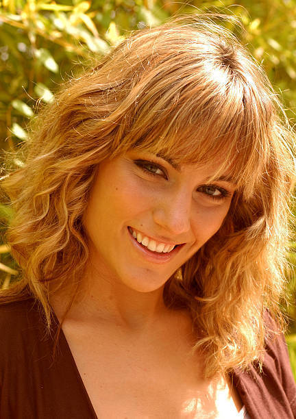 Close up of the singer Edurne 1970 OLD PHOTO