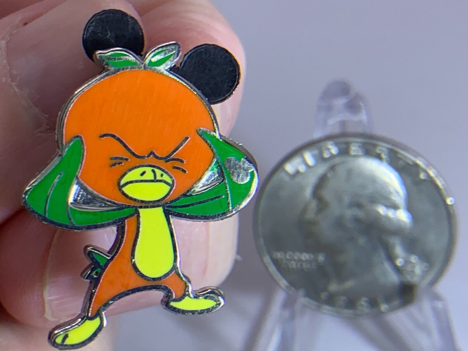 Disney Orange Bird 2011 Frustrated Vintage Tack Pin T- 699
