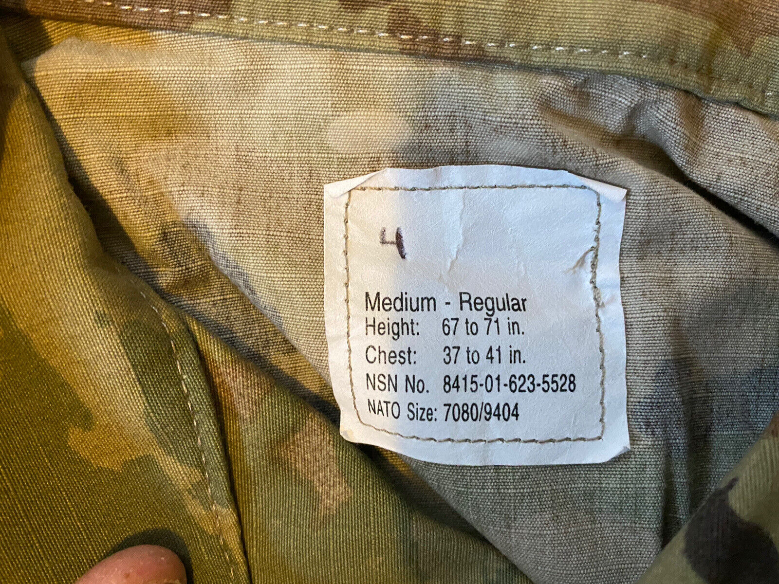 US Army Combat Jacket Top MulitCam OCP Medium Regular (pair Number 2)
