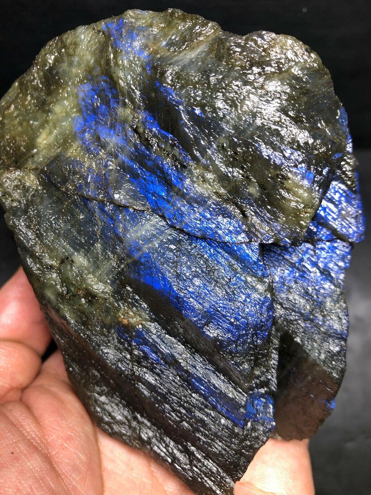 875g Rare Natural Labradorite Crystal Rough not Polished From Madagascar  X571