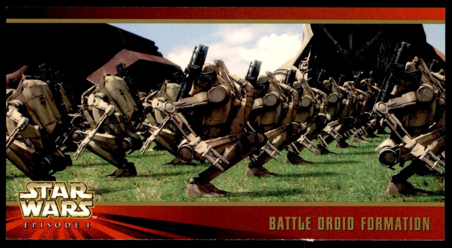 Topps Star Wars Episode 1 Widevision (1999) Battle Droid Formation No. 67